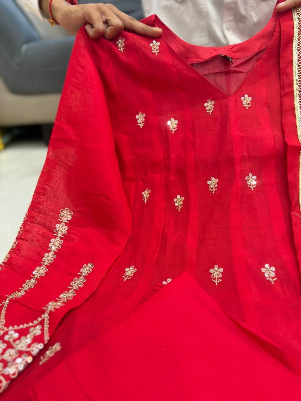 Ruby Designer Anarkali Suit