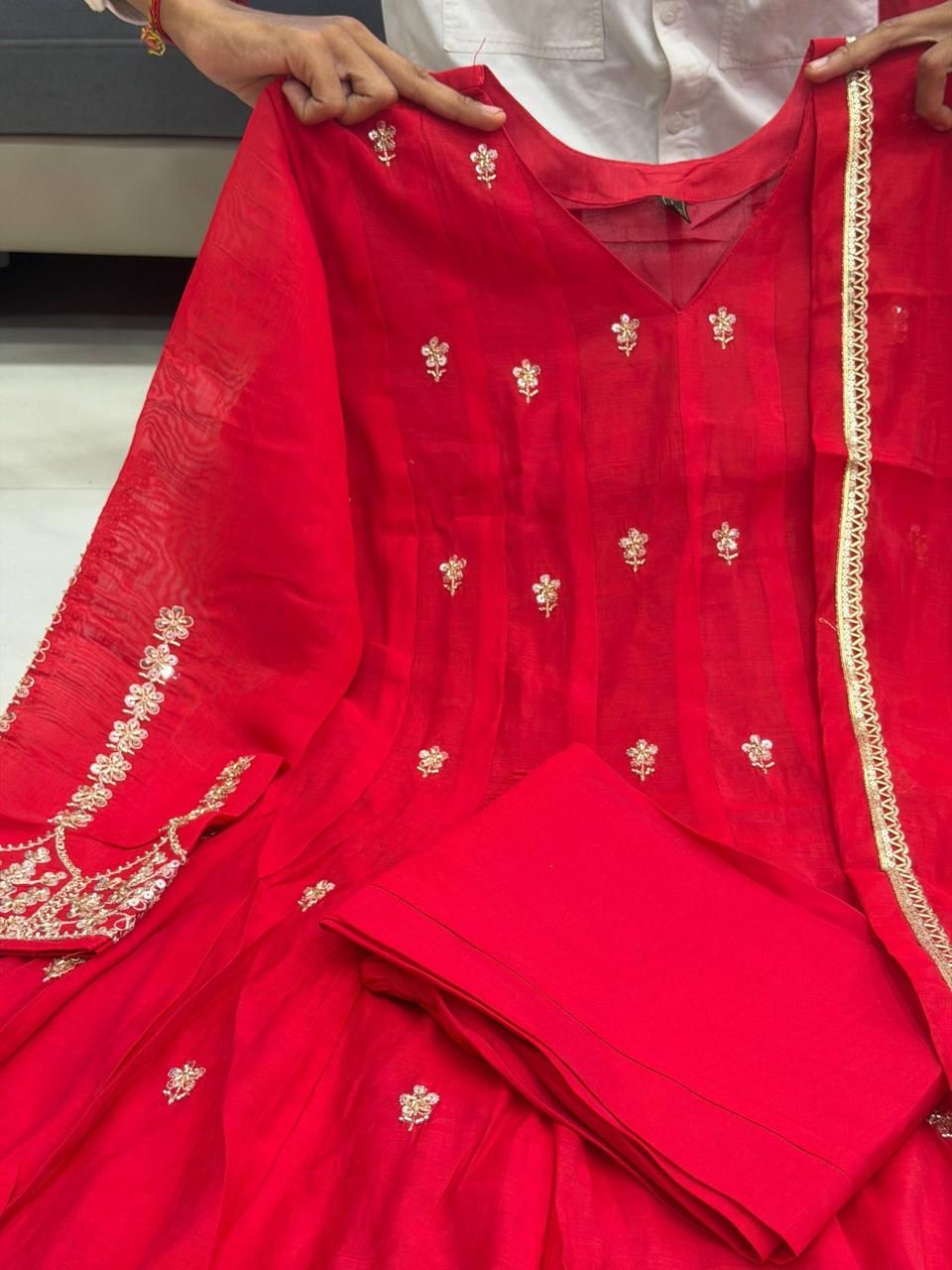 Ruby Designer Anarkali Suit