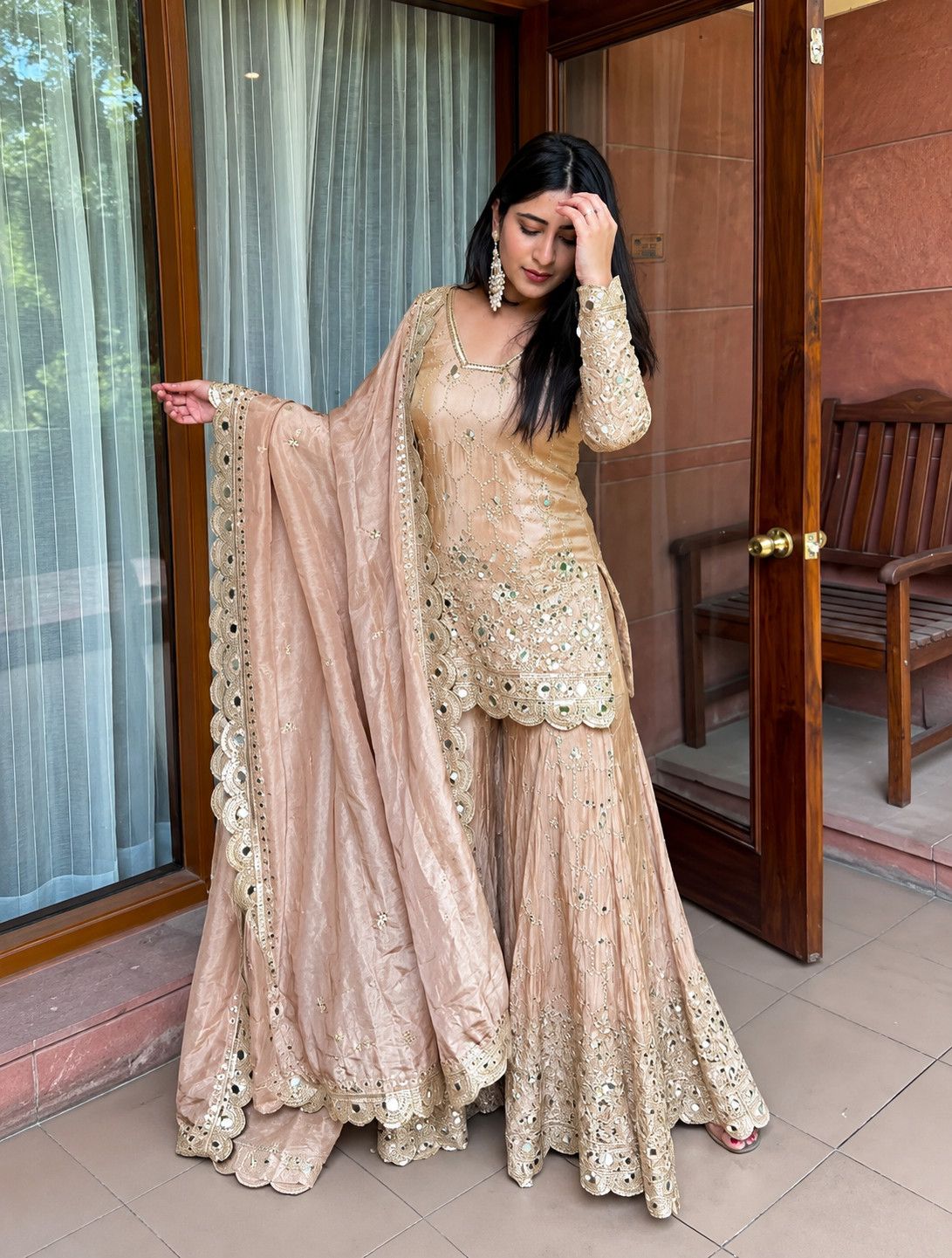 Yankita Kapoor Inspired Sharara Set